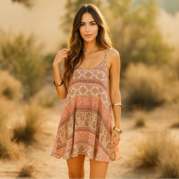 Show Me Your Mumu Bella Dress Paisley Day Size Small - Picture 11 of 13